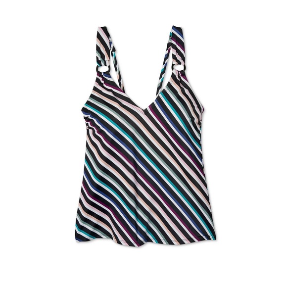 Stripe Multicolor Trankini - Picture 6 of 13
